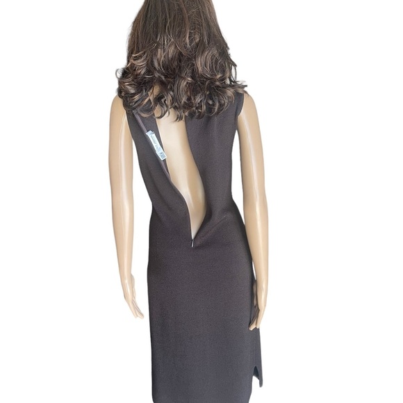 St. John brawn/ beige dress/ tweed jacket size 10 - Picture 7 of 15